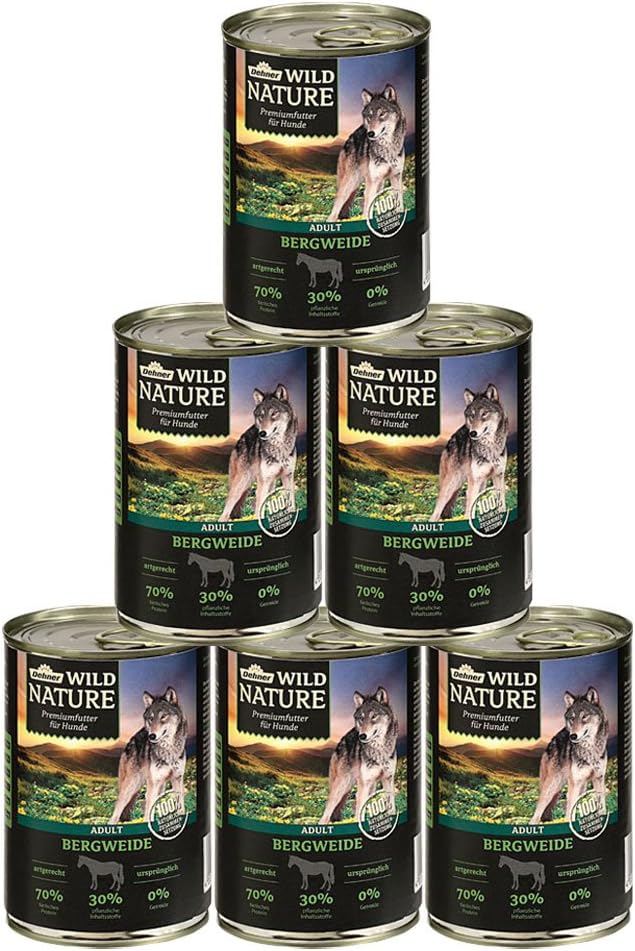 Dehner Wild Nature Hundetrockenfutter Adult, Auwald, 12 kg & Wild Nature Hundefutter Adult, Bergweid