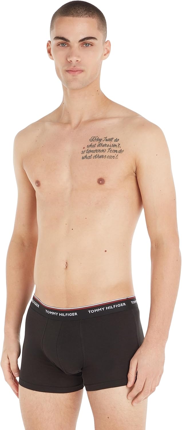 Tommy Hilfiger Herren Boxershorts (3er Pack) XL Schwarz (Black), XL Schwarz (Black)