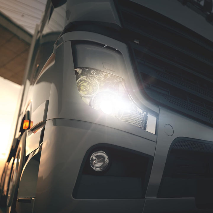 Osram TRUCKSTAR® PRO T4W, +120% mehr Helligkeit, Halogen-Signallampe, 3930TSP, 24V LKW Lampe, Faltsc