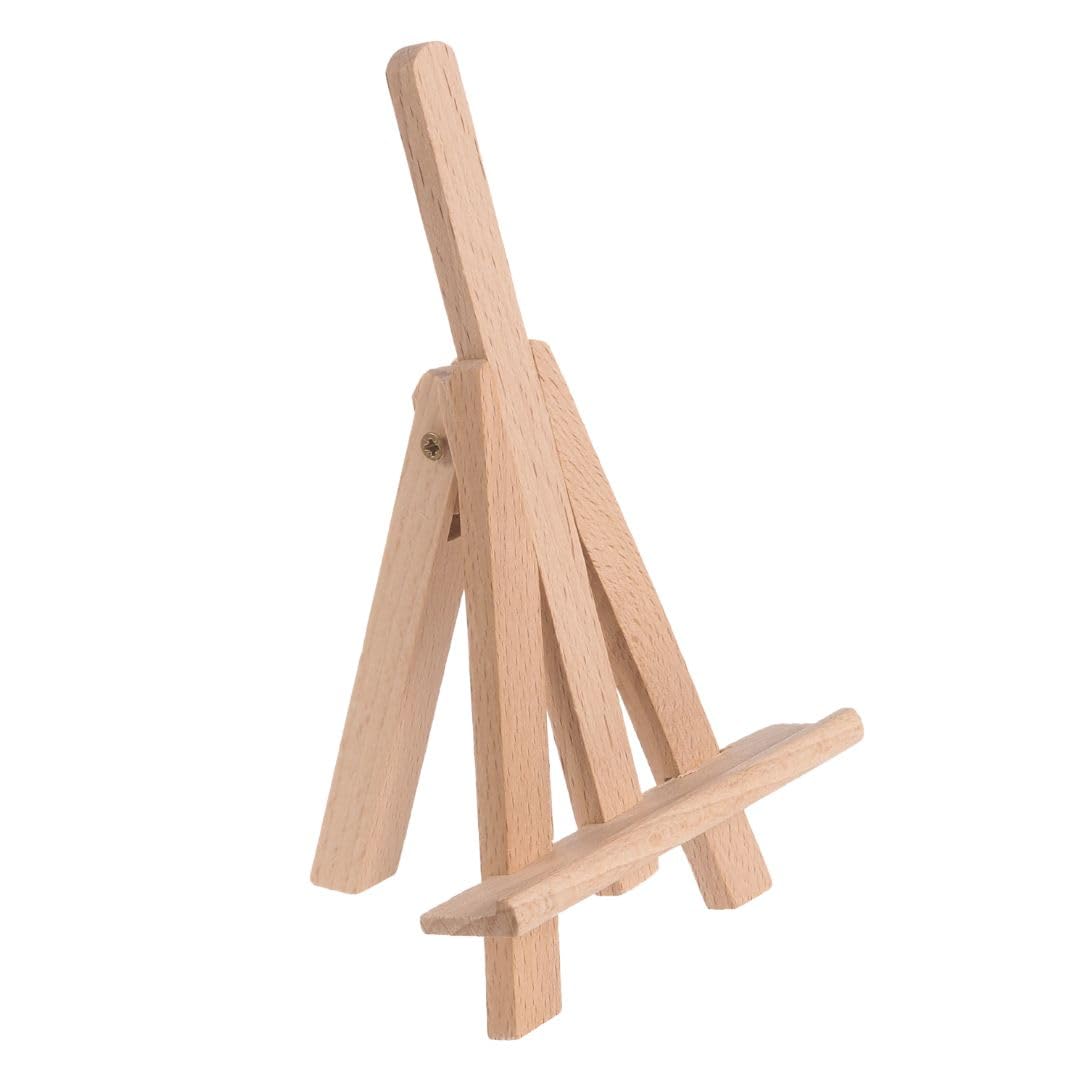 Mini Holz Staffelei Halterung Staffelei Foto Memo Halter Platzkartenhalter Namenschilder (5), 5