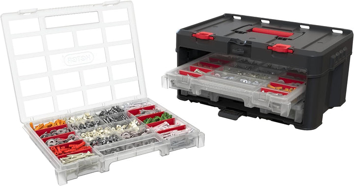 Keter Stack & Roll Heavy Duty DIY 3 Organizer Werkzeug Aufbewahrungs-Set DIY 3 Organizer Werkzeug Au