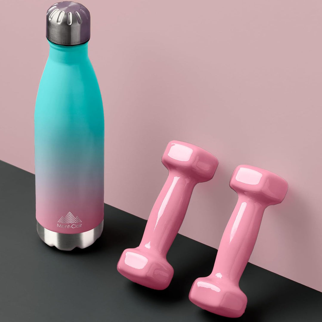Mont-Clair H2O Trinkflasche Edelstahl - Thermosflasche - BPA-freie - Water Bottle, Edelstahl trinkfl