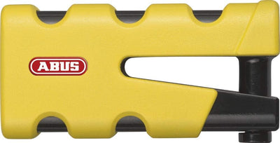 ABUS Bremsscheibenschloss Granit Sledg 77 grip yellow - Motorradschloss mit sicherem XPlus Zylinder