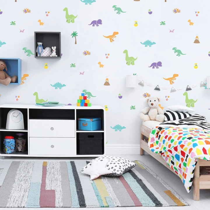 NAKLEO Schablonen Malen für Kinderzimmer, 14 Stück Set 9x12 bis 23x34cm Wolke Himmel, Wiederverwendb