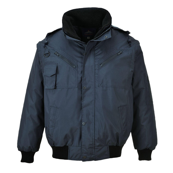 Portwest 4-in-1 Pilotjacke, Grösse: M, Farbe: Marine, F465NARM M Blu Navi, M Blu Navi
