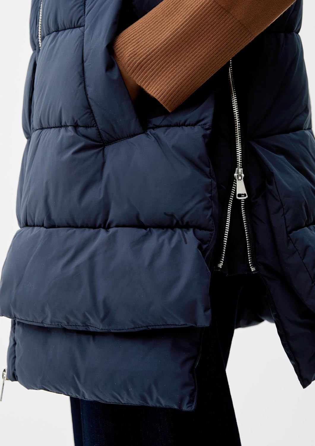 s.Oliver Damen Weste ärmellos, blau 5959