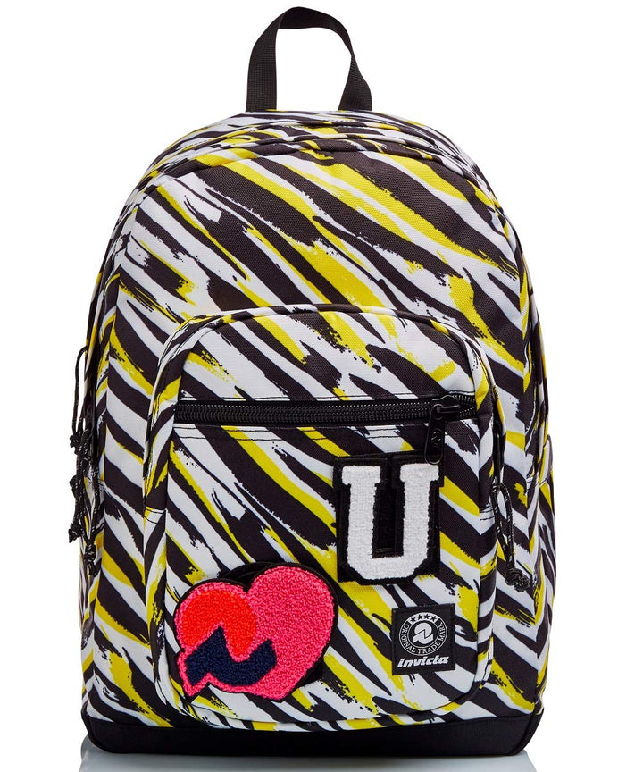 Invicta Rucksack aus nachhaltigem Stoff, Backpack mit Trinkflaschenfach, Laptopfach, Extra Platz - 3