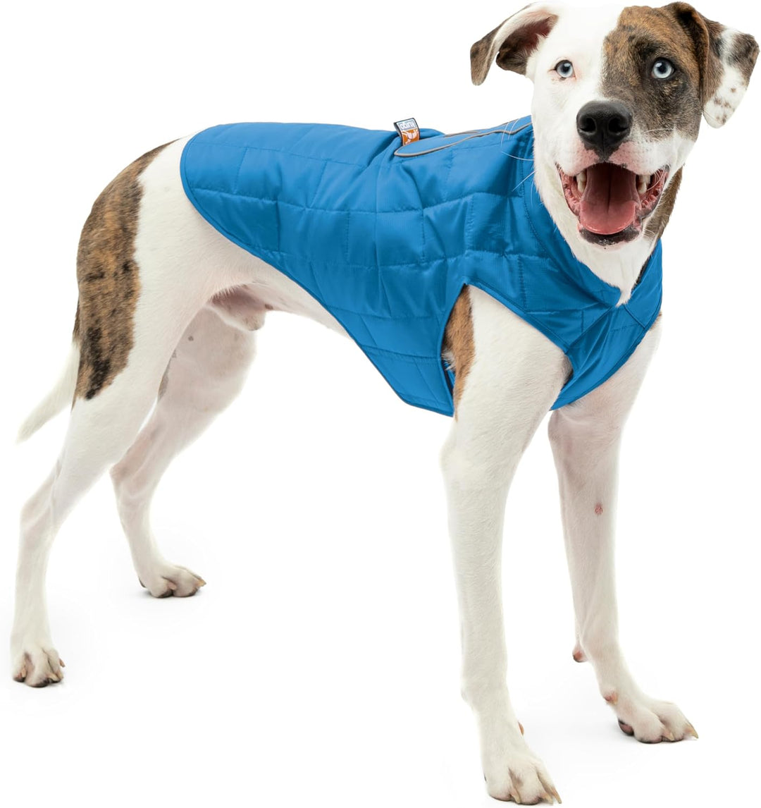 Kurgo Loft Hundejacke, Mit Hundegeschirr kombinierbar, Wasserdicht und reflektierend, Ideal für den