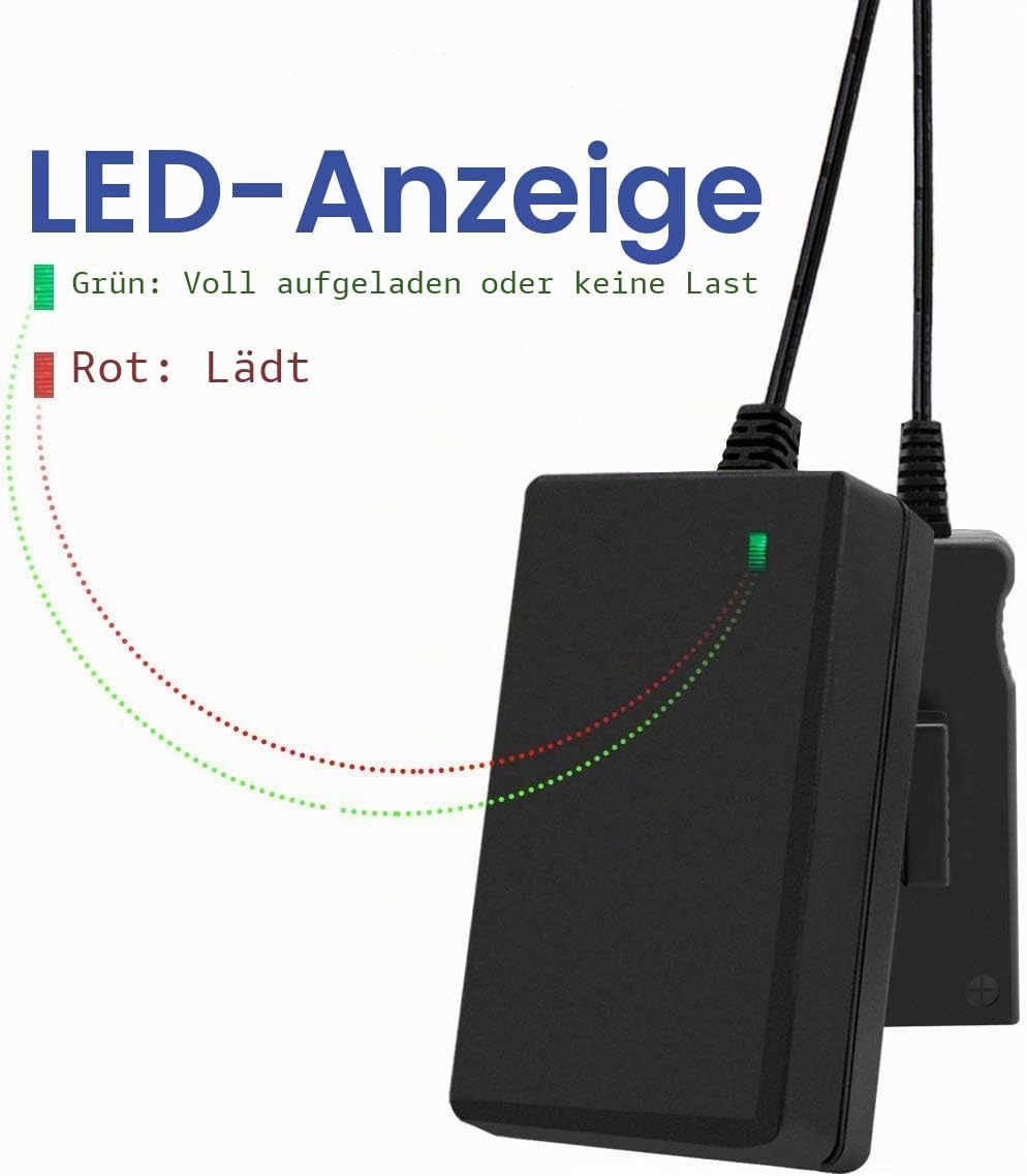 Exmate 18V Ladegerät für Gardena 8834-20 18V NI-MH/NI-Cd Akkus (Nicht für Lithium Akkus)