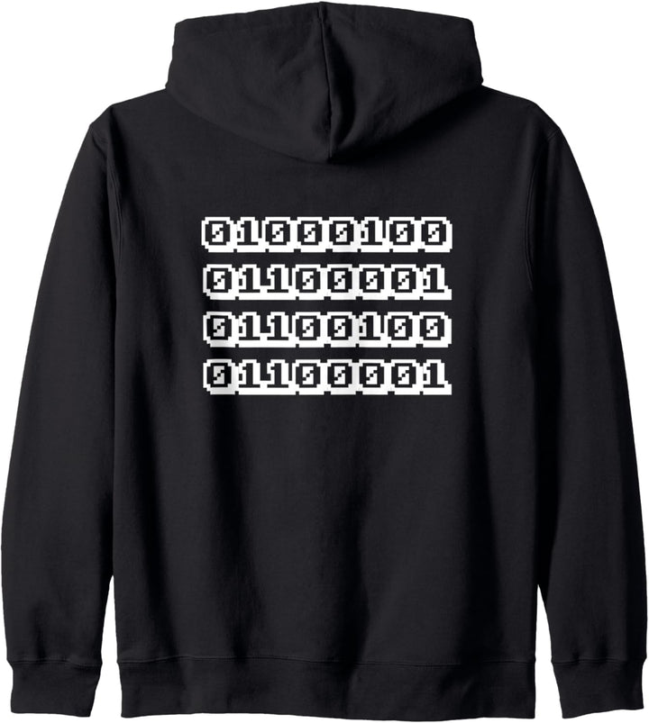 Dada Binärcode Kapuzenjacke