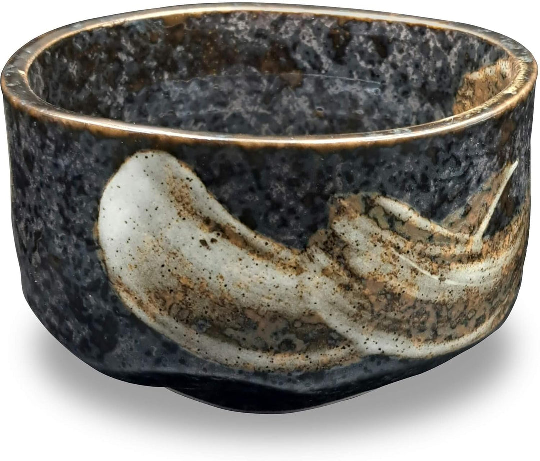 Japanische Matcha Schale Chawan Meisei handgemacht aus Keramik - Hergestellt in Japan - zur japanisc
