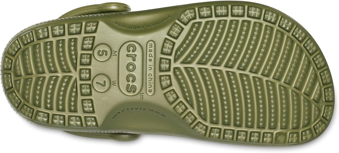 Crocs Unisex Classic High Shine Clog Holzschuh 43/44 EU Army Green, 43/44 EU Army Green