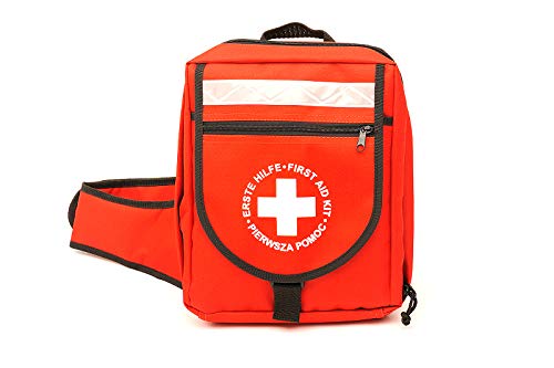 LEINAWERKE 23012 first aid emergency backpack without content, red, with contents DIN 13169 1 pc. Wi