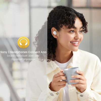 Sony WF-C500 kabellos, Bluetooth, In-Ear Earbuds (mit IPX4 Rating und bis zu 20h Akkulaufzeit) Weiss