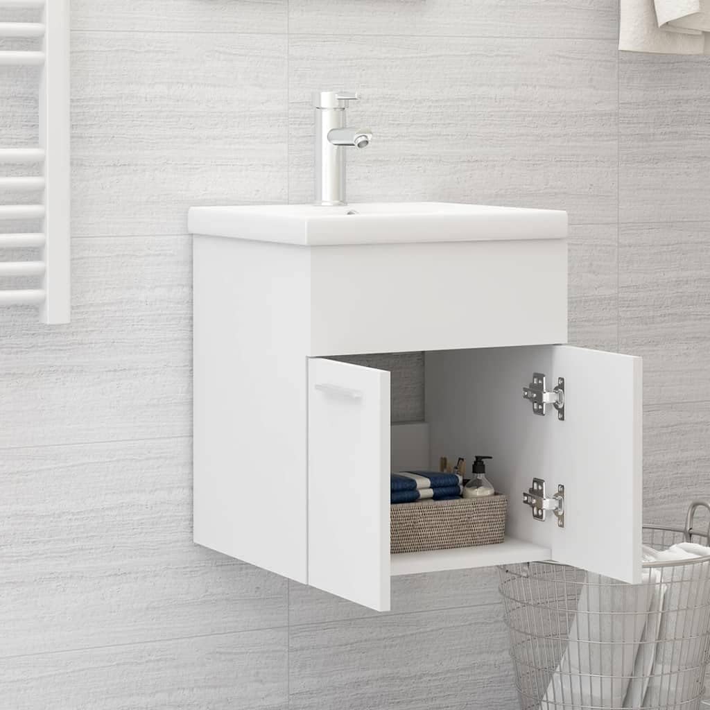 vidaXL Waschbeckenunterschrank Waschtisch Unterschrank Badmöbel Badschrank Badezimmerschrank Badezim