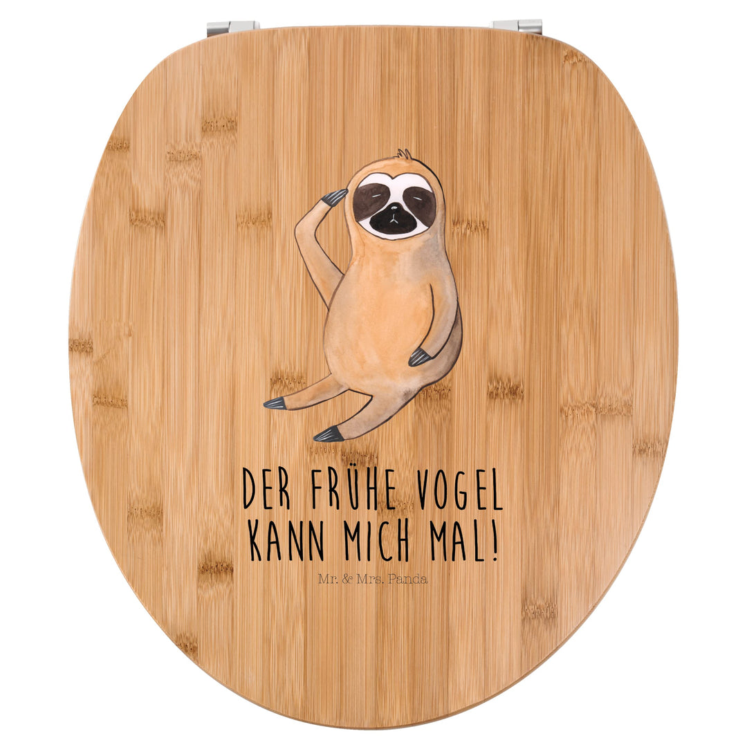 Mr. & Mrs. Panda Motiv WC Sitz Faultier Vogel zeigen - Geschenk, Faultierwelt, Toilette, Spinner, Fa