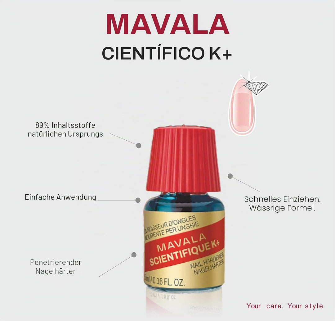 Mavala Scientifique K+Nagelhärter ohne Formaldehyd, 5 ml