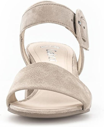 Gabor Damen Riemchensandalen, Frauen Sandalen 37 EU Beige Desert 12, 37 EU Beige Desert 12