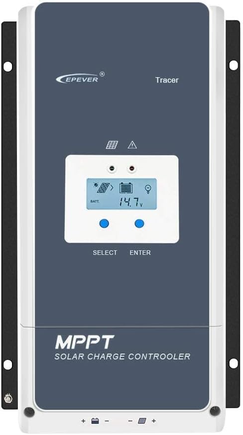 EPEVER 100A MPPT Solarladeregler 12V/24V/36V/48V mit LCD-Display, Leerlaufspannung bis 150V für Seal