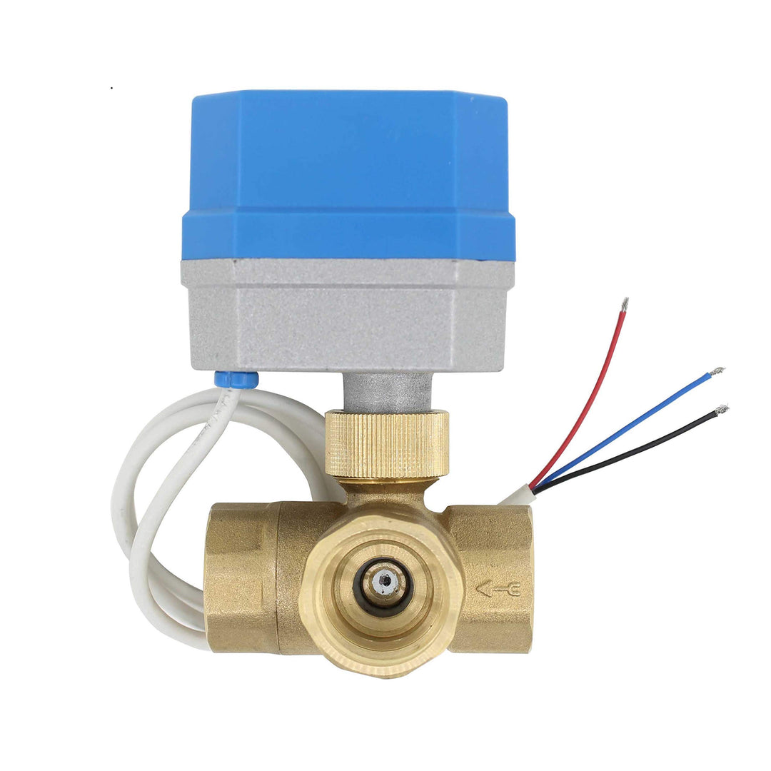 2 Modi - 3 wege motorkugelhahn 12v zonenventil 3 wege kugelventil elektrisch - zwei wege motorventil
