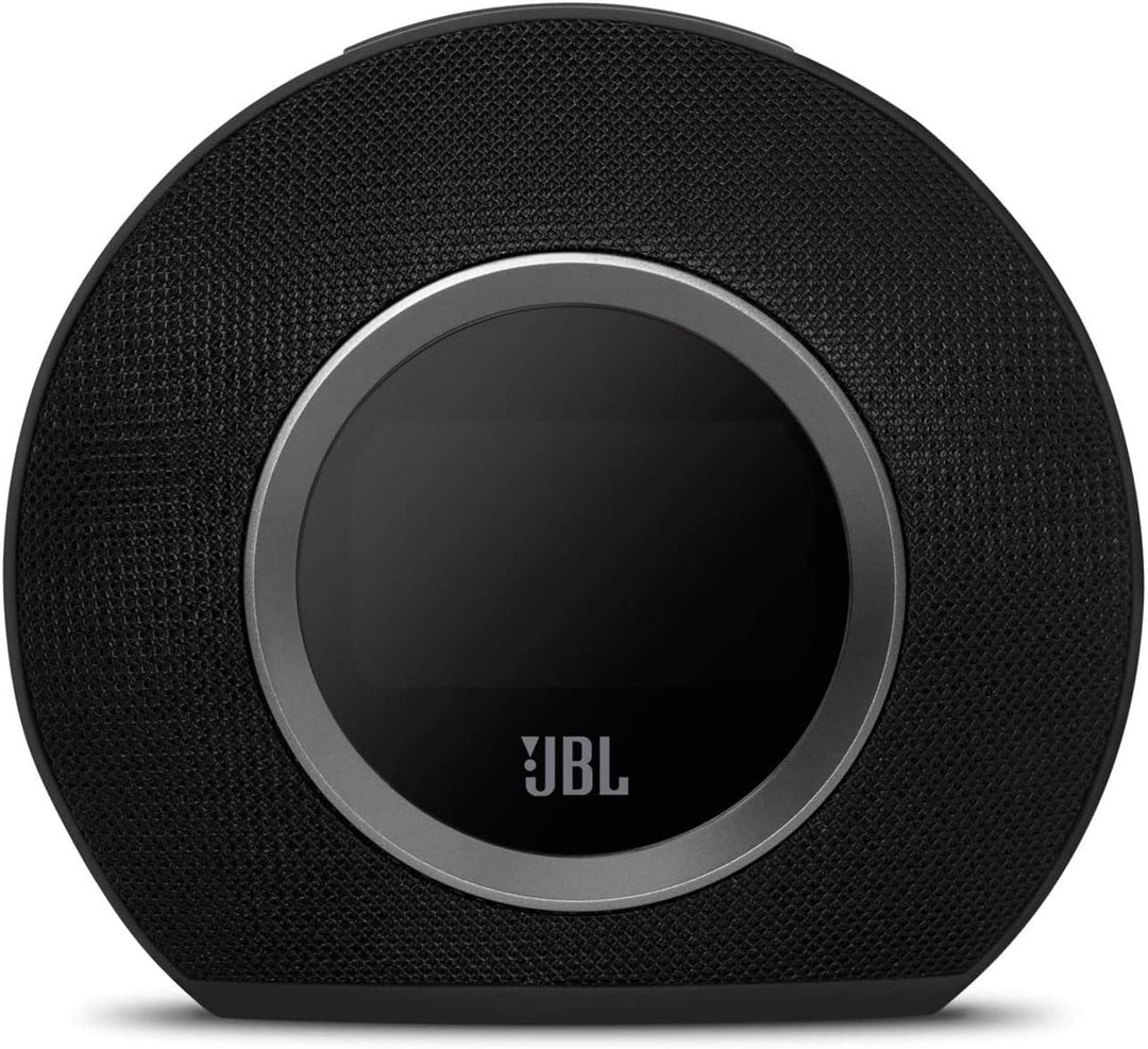 JBL Horizon Radiowecker in Schwarz – Dual Wecksystem über Bluetooth, UKW-Radio und Weckton – LED Nac