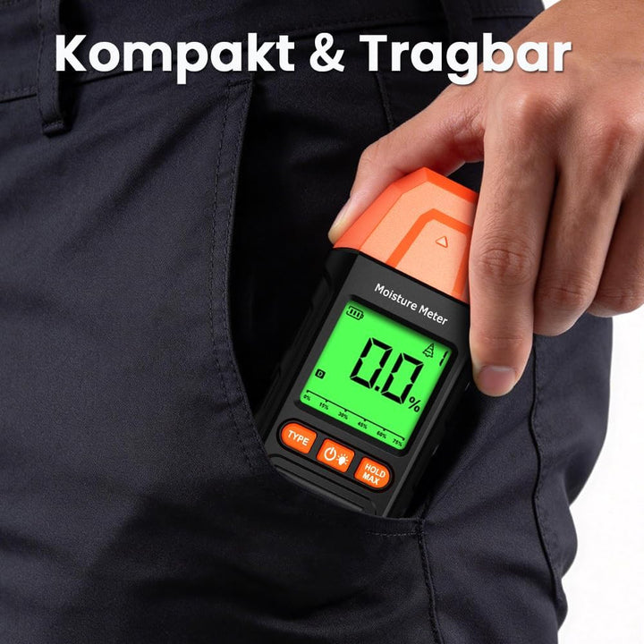 Holz feuchtigkeitsmesser, Moisture Meter mit Stiften und 7 Materialmodi
