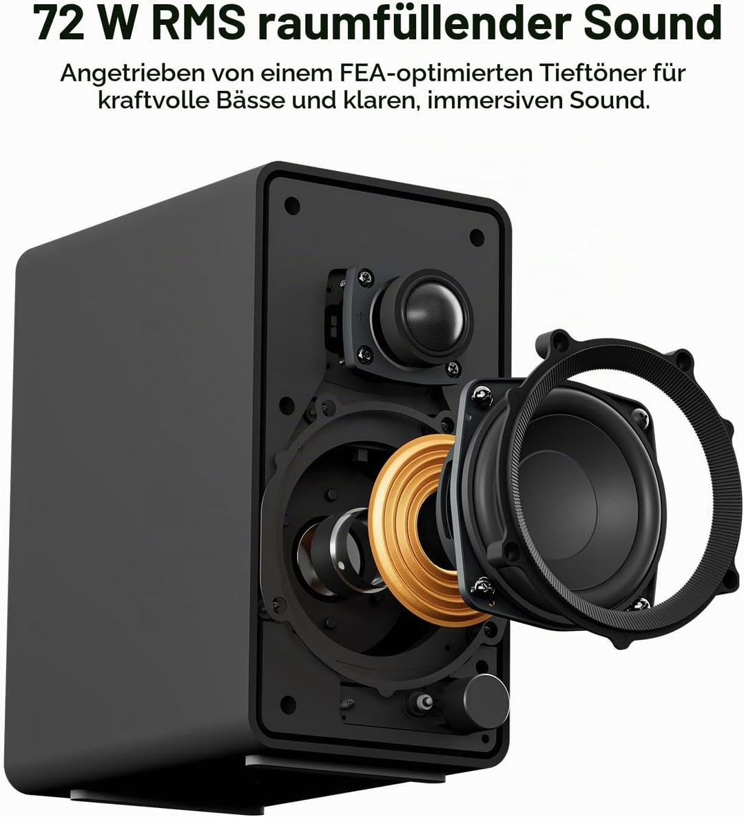 Creative XF-1 schwarzer Lautsprecher