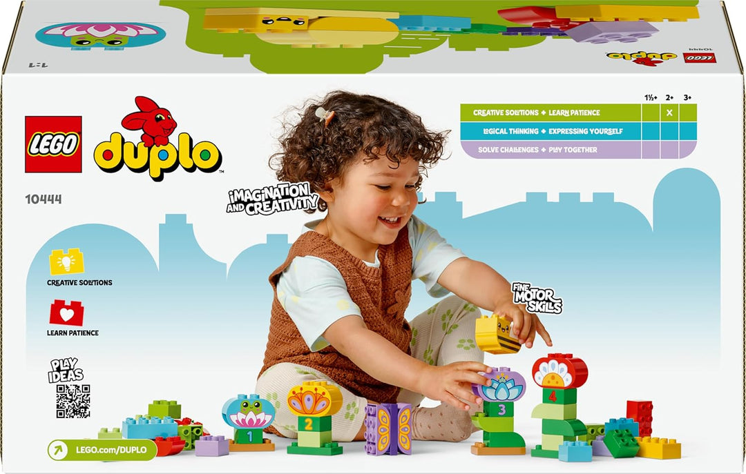 LEGO DUPLO Town Kreativer Blumengarten, Stapelspielzeug, lässt Kleinkinder ab 2 Jahren fantasievoll