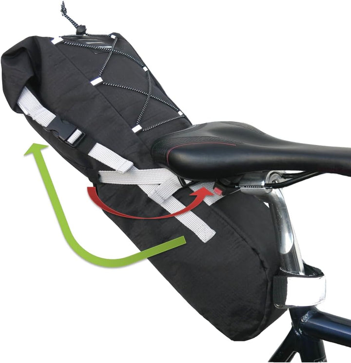 LENKERTASCHE und SATTELTASCHE im Set gesamt 17 Liter bikepacking Taschen wasserdicht Fahrrad Ultrale