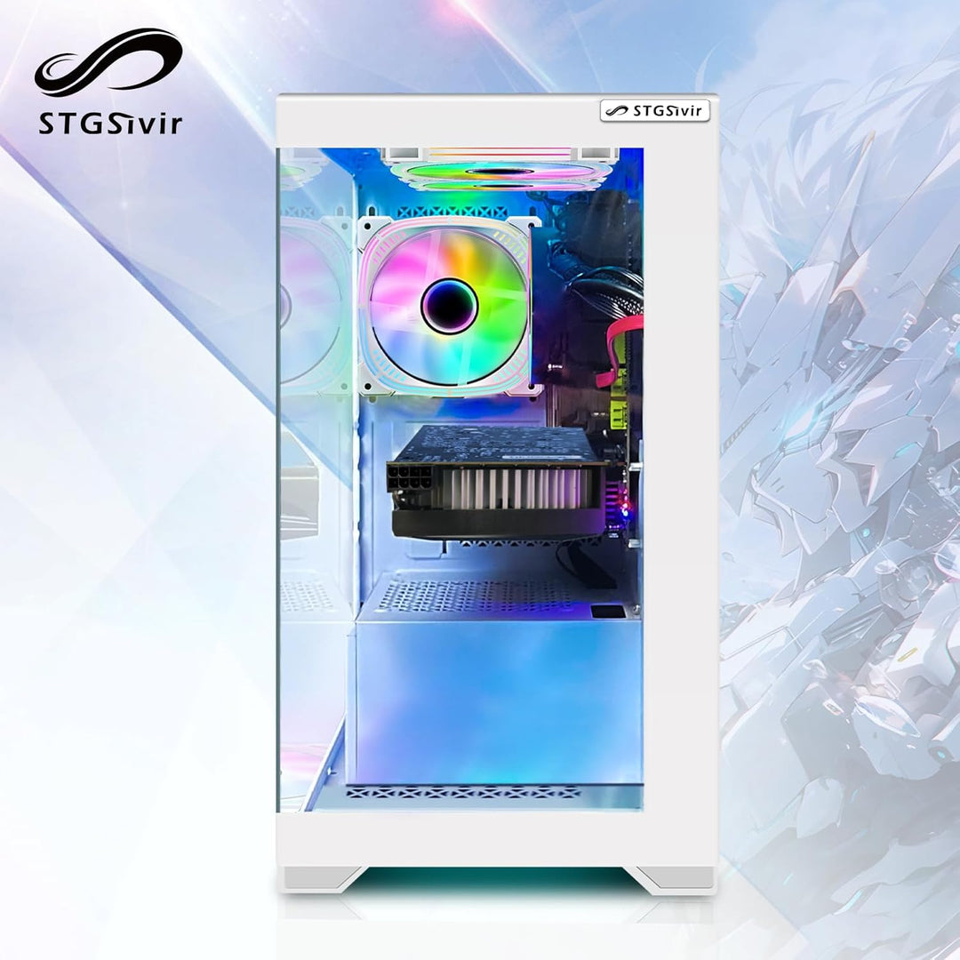 STGsivir-Gaming Desktop PC-GeForce GTX 1660 Ti 6 GB GDDR6, Core i7 bis zu 3,9 GHz,16GB RAM,1TB SSD,