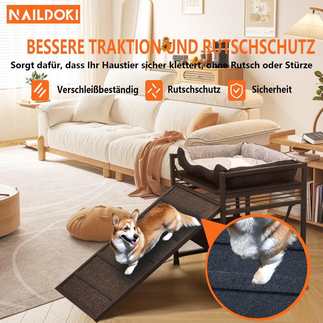 Bewegliche Struktur Haustier Treppe Rampe mit Sitz paaren Katzen/Hunde Stuhl mit Rampe hohe Betten,