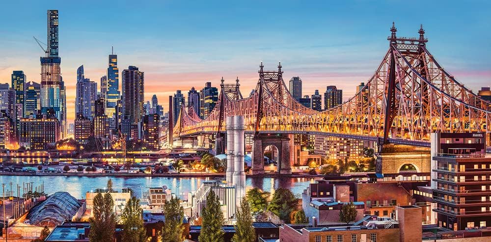 Castorland C-400256-2 Good Evening New York, 4000 Teile Puzzle, bunt
