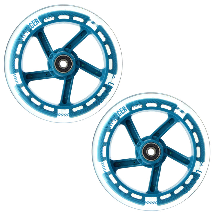 Apollo City Scooter 145mm Ersatzräderset Pro Wheels - ABEC 7 Kugellager, Roller Rad Ersatz-Räder pas