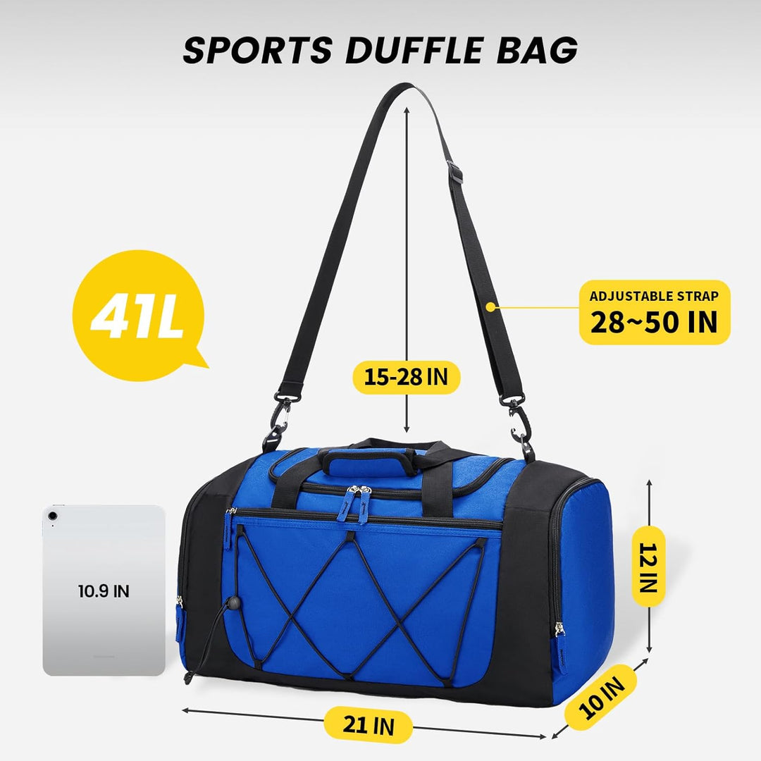 Vorspack 21 Inches Gross Sporttasche Herren Damen – 41L Gym Bag mit Schuhfach Leichte Gym Tasche für