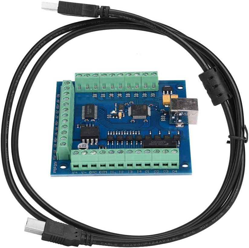 MACH3 Motion Card, 4 Achsen USB CNC Motion Controller Karte Breakout Board, 100 KHz, 100 KHz Motion