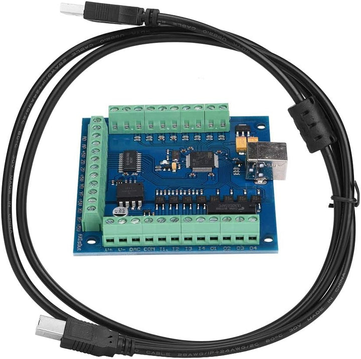 MACH3 Motion Card, 4 Achsen USB CNC Motion Controller Karte Breakout Board, 100 KHz, 100 KHz Motion