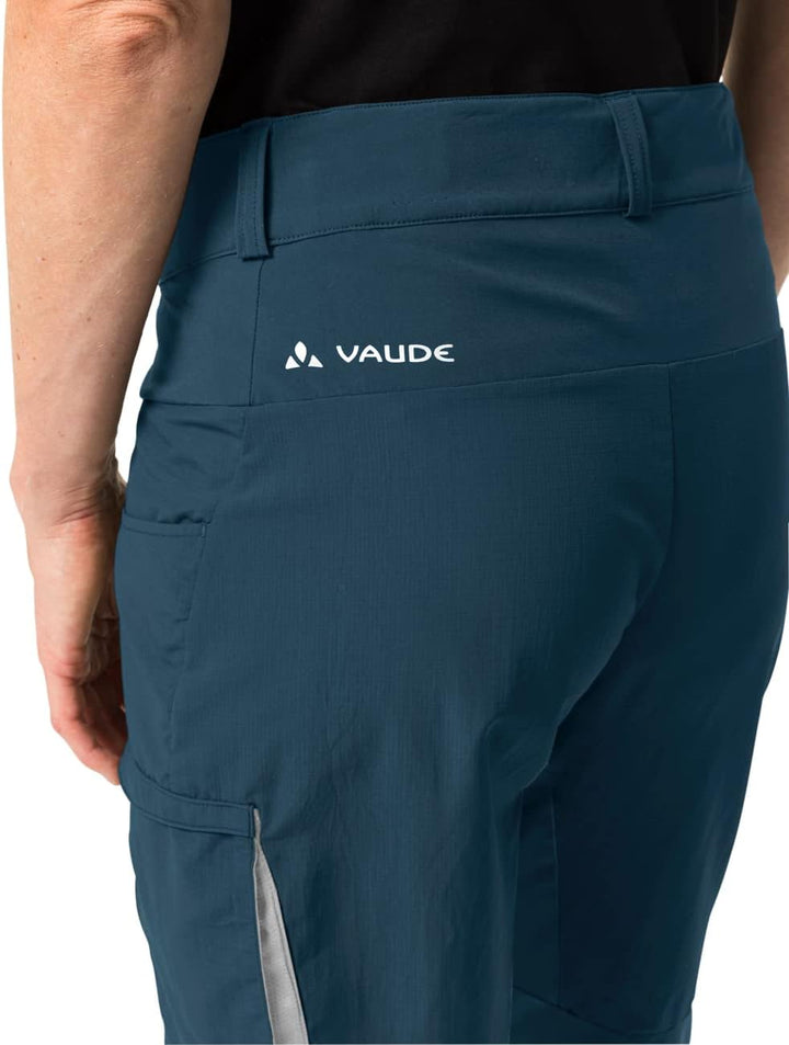 VAUDE Women's Qimsa Pants - Radhose Damen 34 Dark Sea Uni, 34 Dark Sea Uni