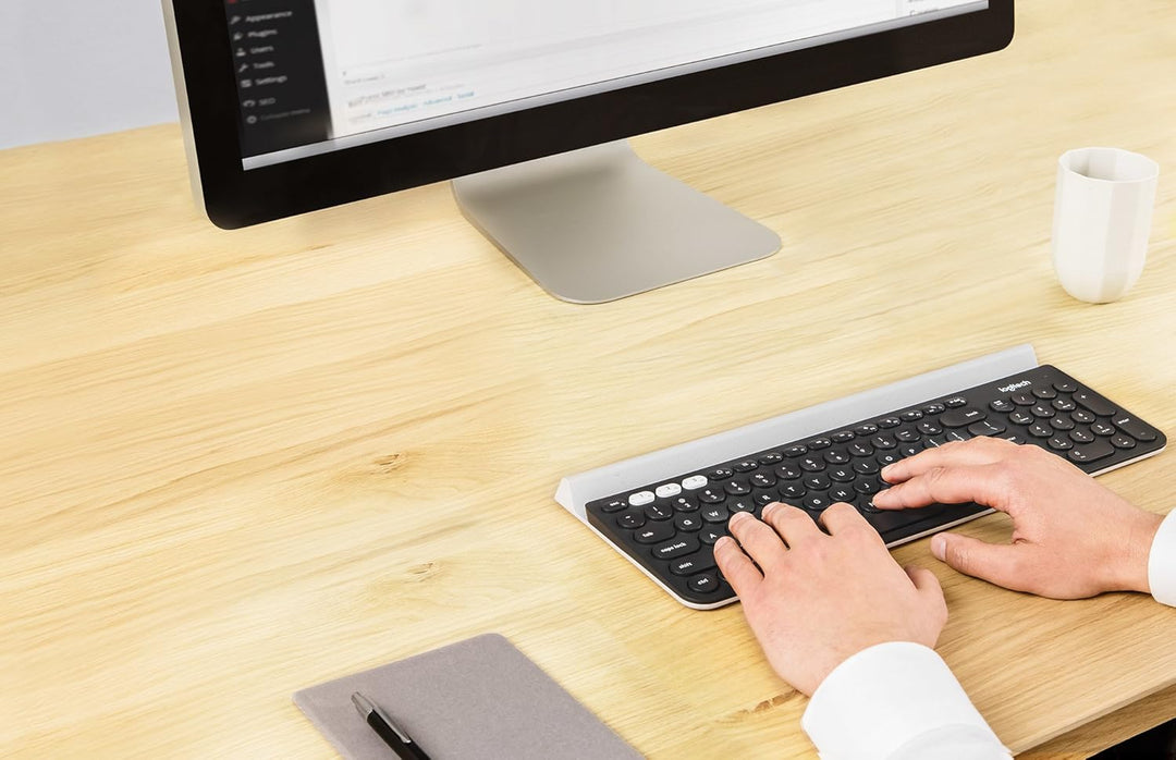 Logitech K780 Kabellose Tastatur, Bluetooth & 2.4 GHz Verbindung, Multi Device & Easy-Switch Feature