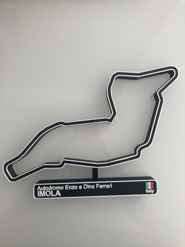 Imola Rennbahn, 3D-Modellbau der F1-Rennbahn, Auto-Dekoration