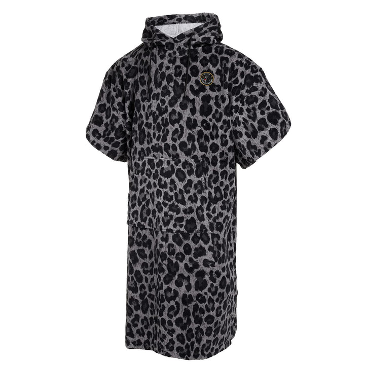 Mystic 2022 Velour Poncho/Change Robe 210134 - Black