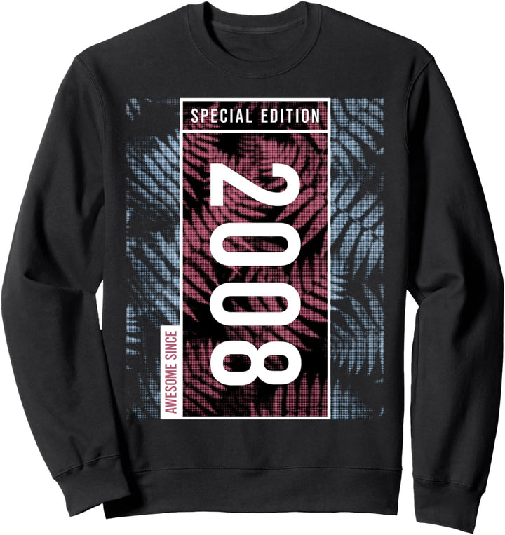 Special Edition 2008 Birthday Urban Streetwear Graphic Sweatshirt