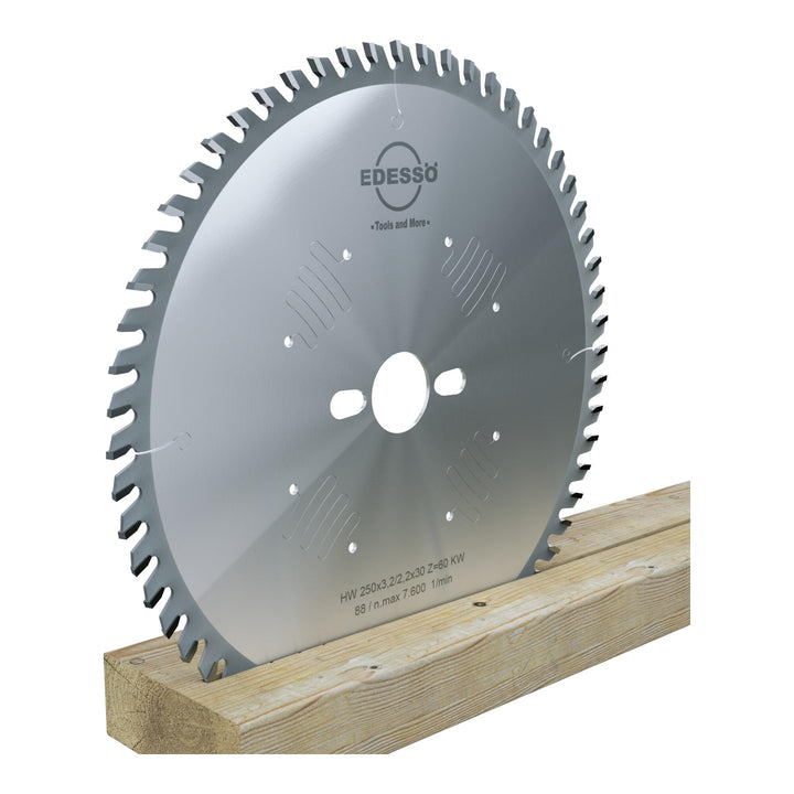 Edessö Kreissägeblatt-HM Präz. 250 x 30 mm, 60 Zähne, 3.602503E+7 250 x 3.2 x 30 mm, 250 x 3.2 x 30