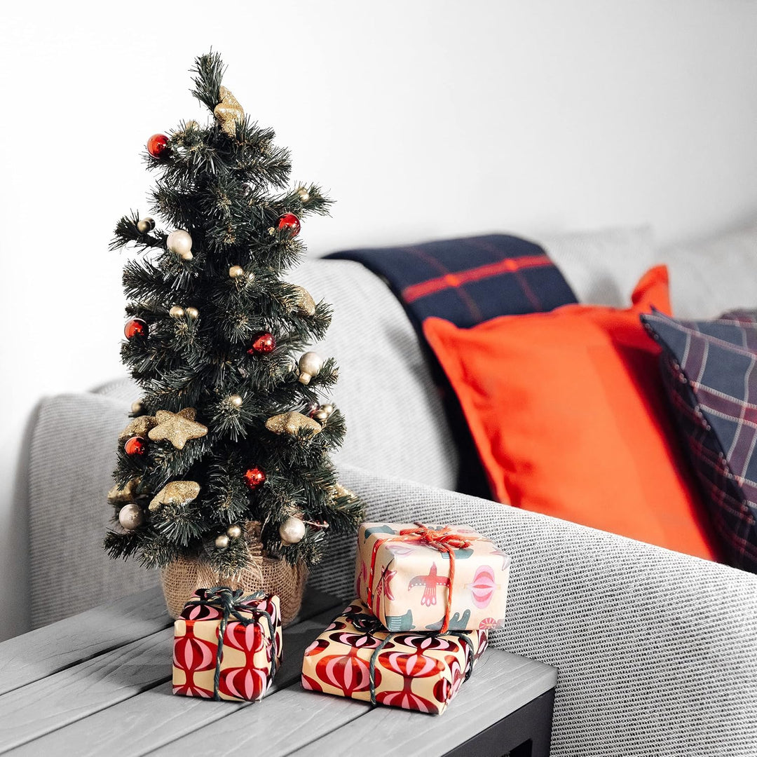 Creative Home Kleiner Weihnachtsbaum Tannenbaum Künstlich | 40 cm | Künstlicher Weihnachtsbaum Deko