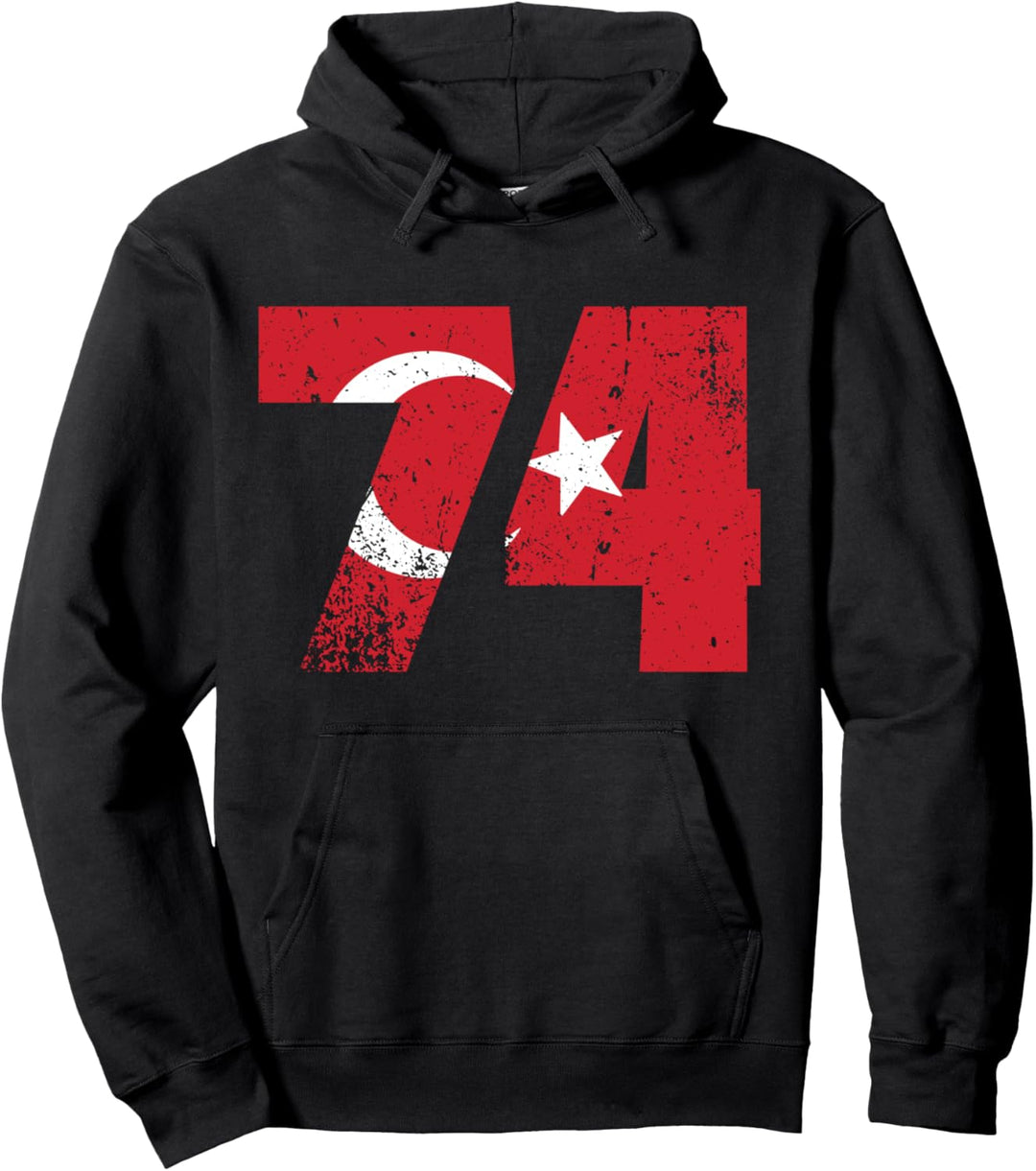 Bartin 74 Memleket Türkei Fahne Geschenkidee Pullover Hoodie