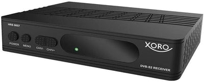 Xoro HRS 8657 HD-Receiver für digitales Satellitenfernsehen (DVB-S2) mit USB Mediaplayer für Video-,