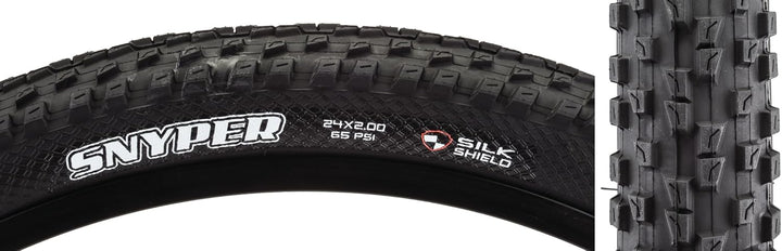 Maxxis Snyper Fahrrad Bereifung 24 x 2,00 Schwarz, 24 x 2,00 Schwarz