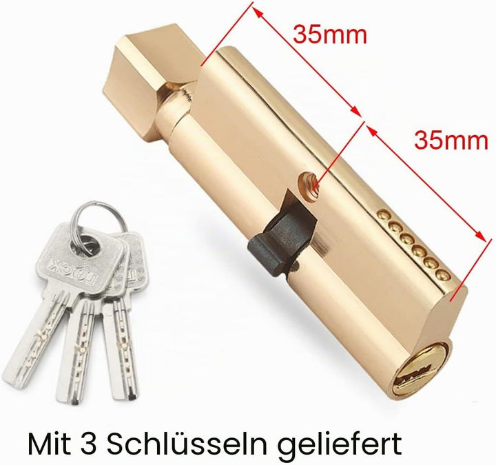 Qrity Türgriffschloss Hebelschloss aus Zinklegierung, modernes Türgriffset, diebstahlsicheres Türheb