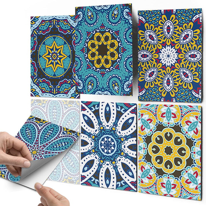 CREATISTO Klebefliesen Stickerfliesen Fliesenfolie - Klebefolie Aufkleber für Wand-Fliesen I Klebefl