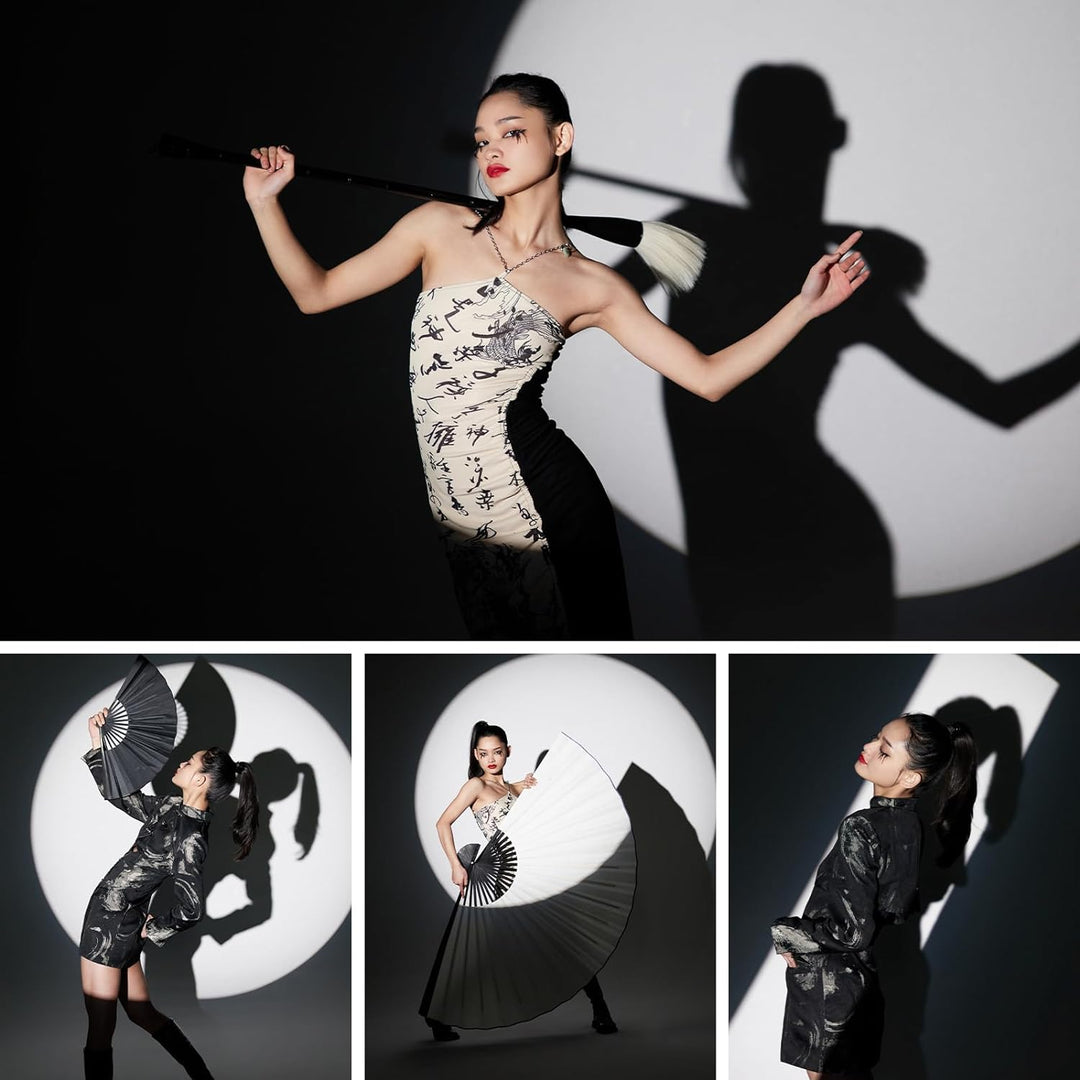 GOBO Sets für Soonpho Aluminiumlegierung Optischer Konische Snoot, 8 x Gobos Grafikkarten Metallplat