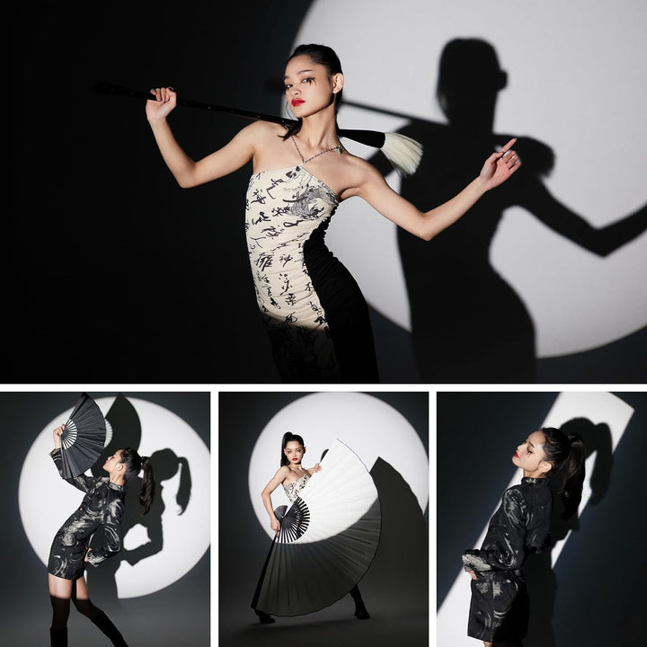 GOBO Sets für Soonpho Aluminiumlegierung Optischer Konische Snoot, 8 x Gobos Grafikkarten Metallplat